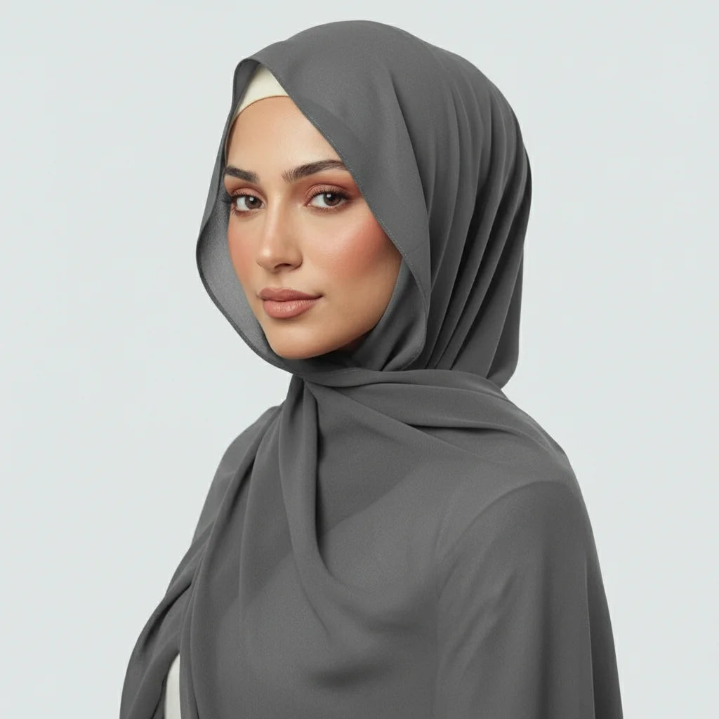 Modern Chiffon crepe hijab